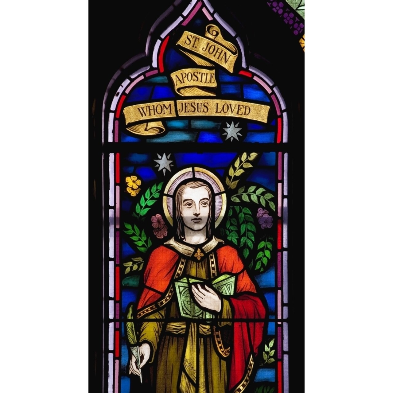 Stained Glass Window Poster Print By David Chapman / Design Pics